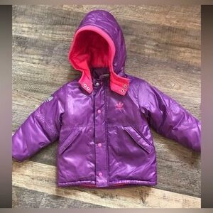 Adidas Purple and Pink Jacket